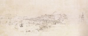 Étude pour une vue prise de l
